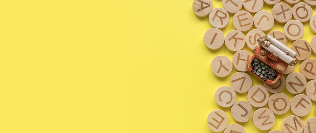 Concept of learning english, searching for word, and information.